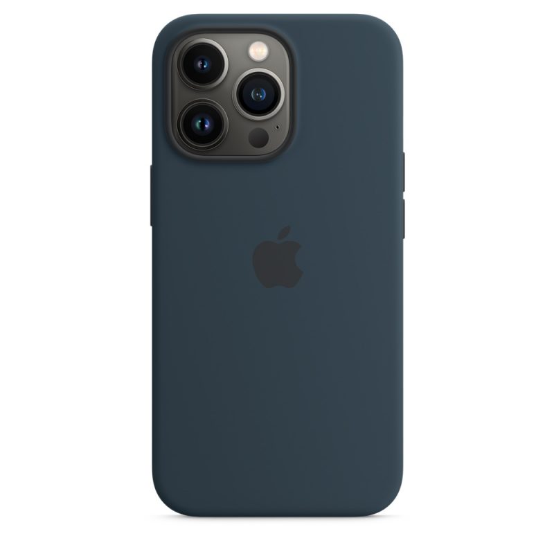 Apple silikónový obal pre iPhone 13 Pro – tmavomodrý s MagSafe 4