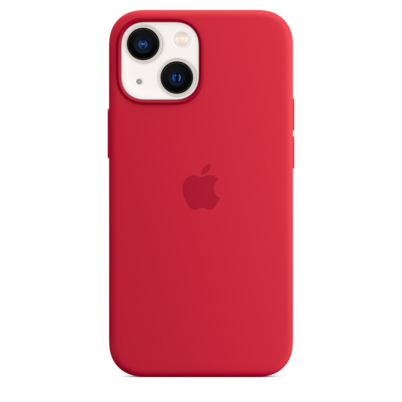 Apple silikónový obal pre iPhone 13 mini – červený s MagSafe 1
