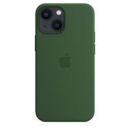 Apple silikónový obal pre iPhone 13 mini – ďatelinovo zelený s MagSafe – Obrázok 3