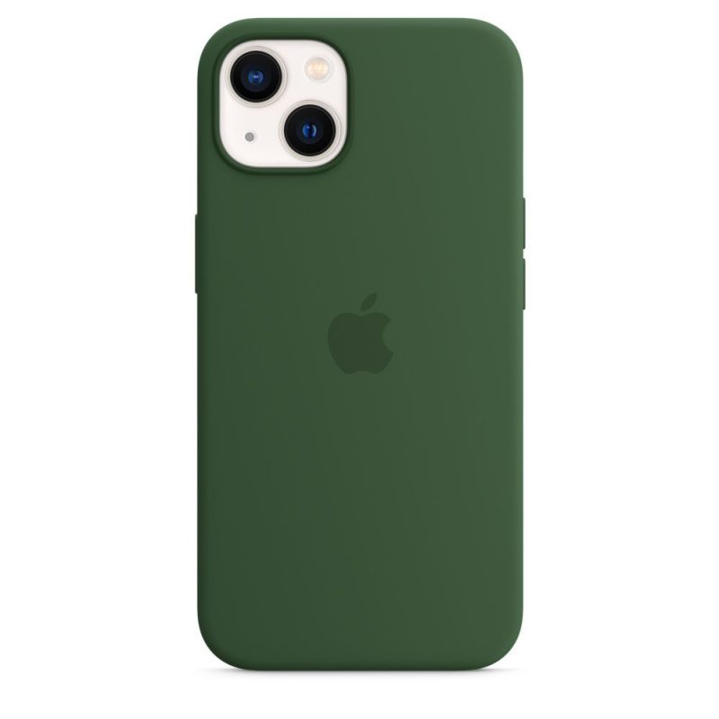 Apple silikónový obal pre iPhone 13 – ďatelinovo zelený s MagSafe 1