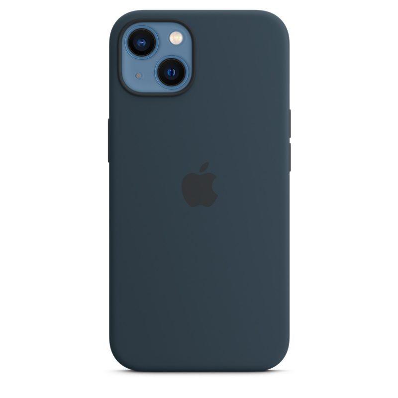 Apple silikónový obal pre iPhone 13 – tmavomodrý s MagSafe 5
