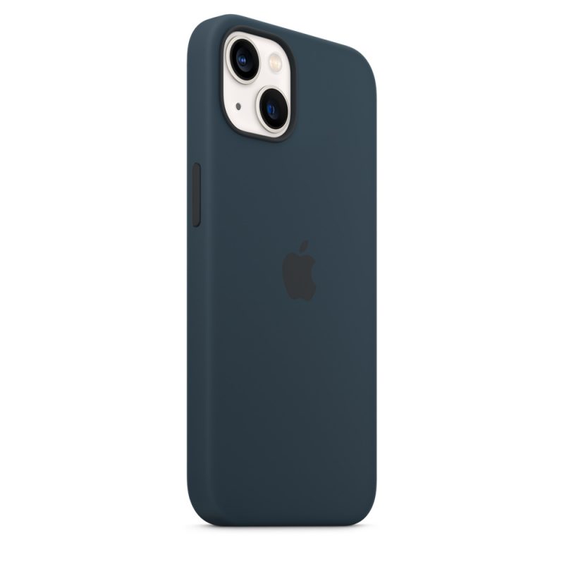 Apple silikónový obal pre iPhone 13 – tmavomodrý s MagSafe 3