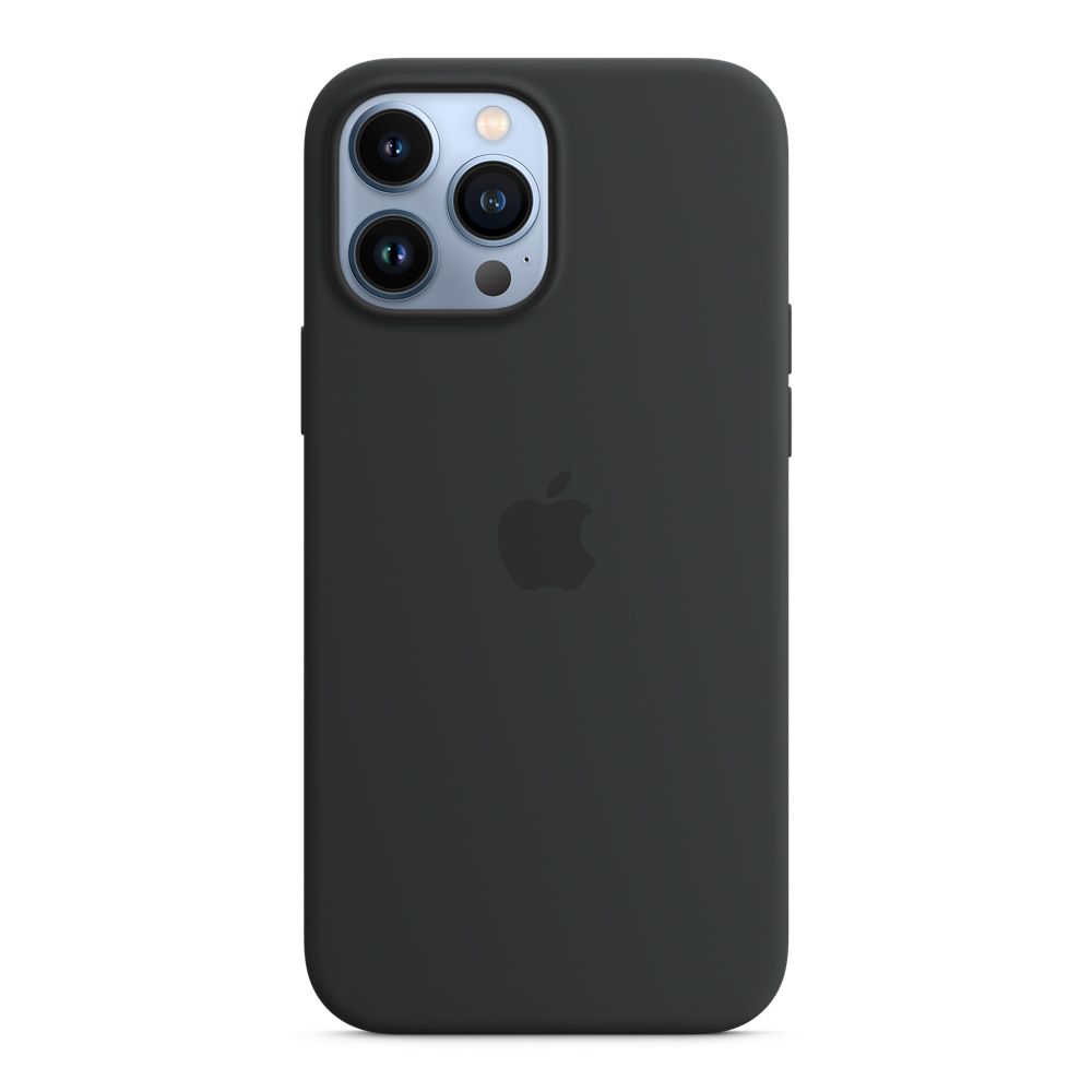 Apple silikónový obal pre iPhone 13 Pro Max – čierny s MagSafe 3