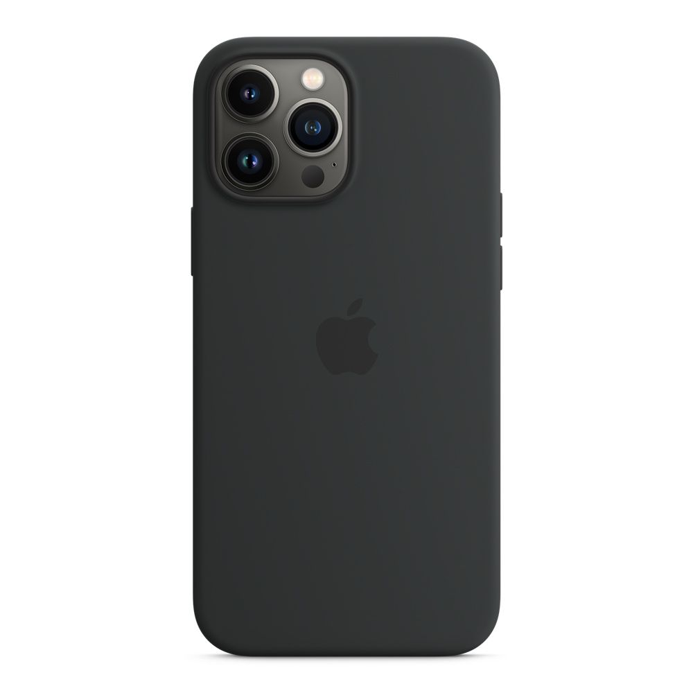 Apple silikónový obal pre iPhone 13 Pro Max – čierny s MagSafe 4