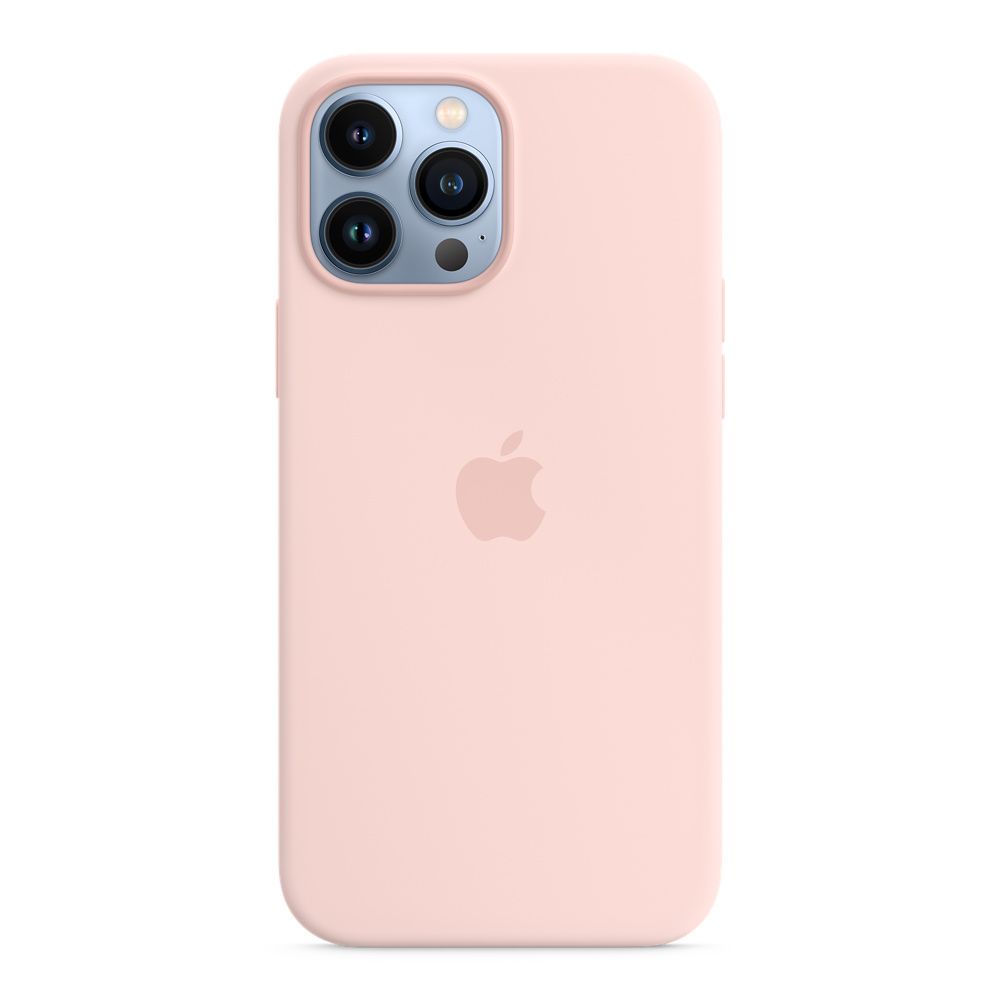 Apple silikónový obal pre iPhone 13 Pro Max – kriedovo ružový s MagSafe 4