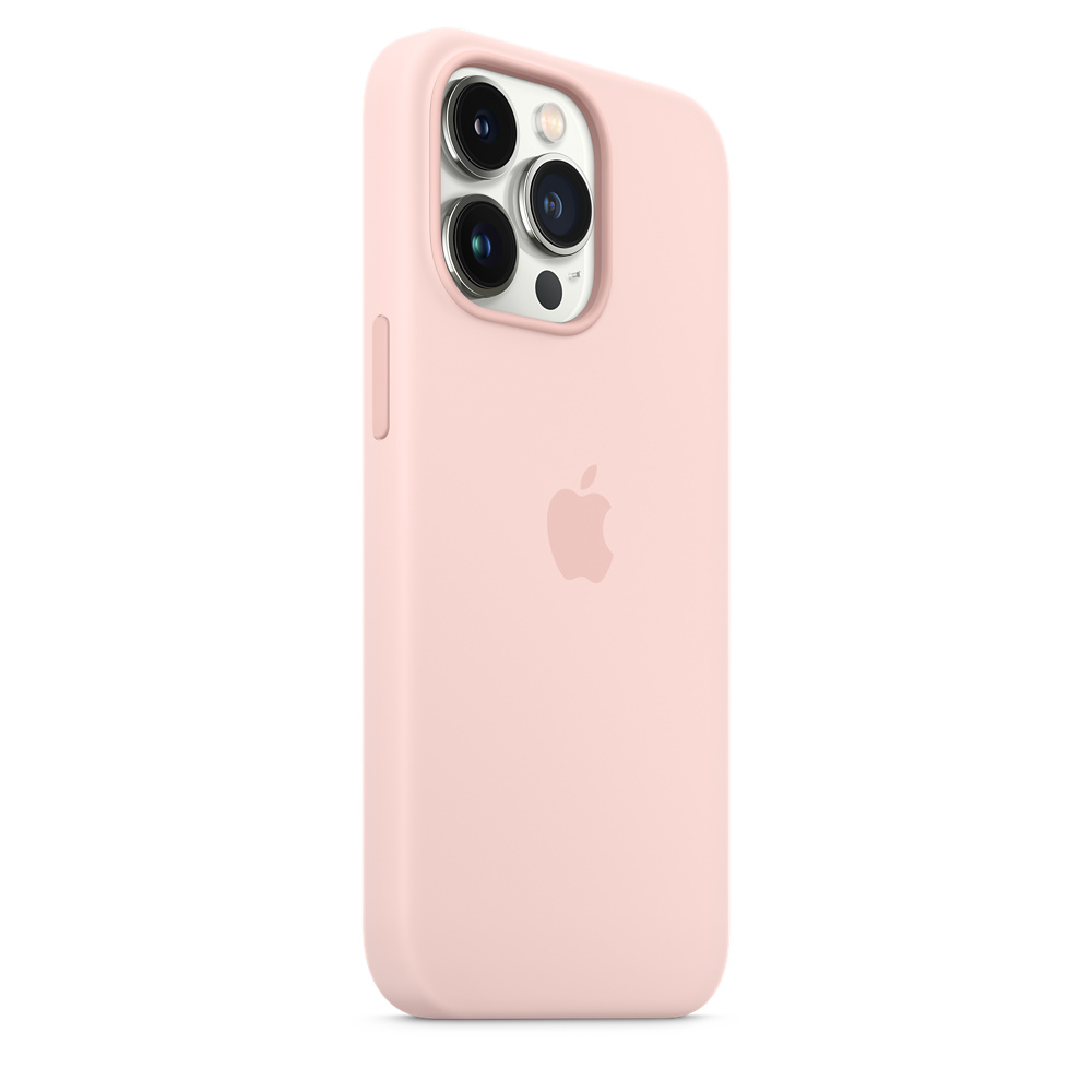 Apple silikónový obal pre iPhone 13 Pro Max – kriedovo ružový s MagSafe 3