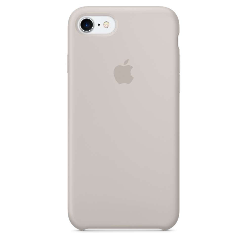 Apple silikónový obal pre iPhone SE 2020 - svetlo hnedý 1