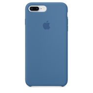 Apple silikónový obal pre iPhone 7 Plus / 8 Plus – džínsovo modrý