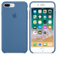 Apple silikónový obal pre iPhone 7 Plus / 8 Plus – džínsovo modrý – Obrázok 3