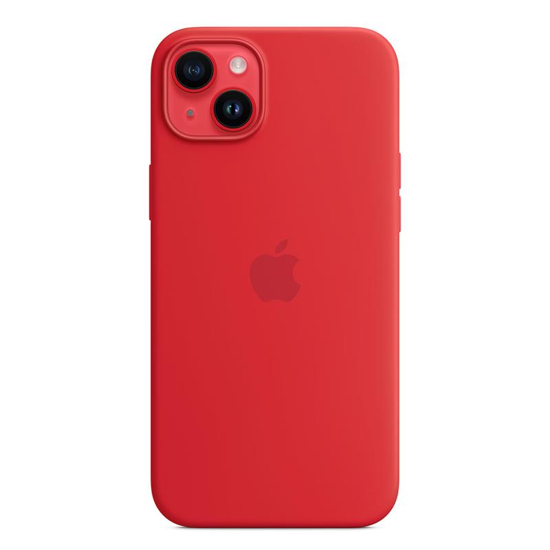 Apple silikónový obal pre iPhone 14 Plus – červený s MagSafe 6