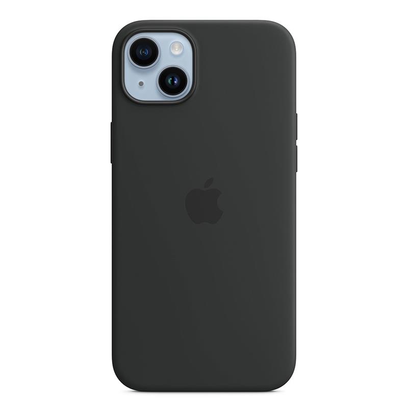 Apple silikónový obal pre iPhone 14 Plus – čierny s MagSafe 1