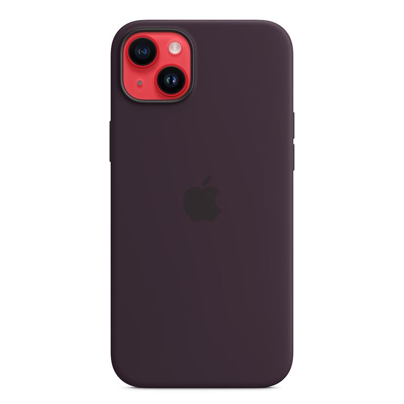 Apple silikónový obal pre iPhone 14 – fialový s MagSafe 5