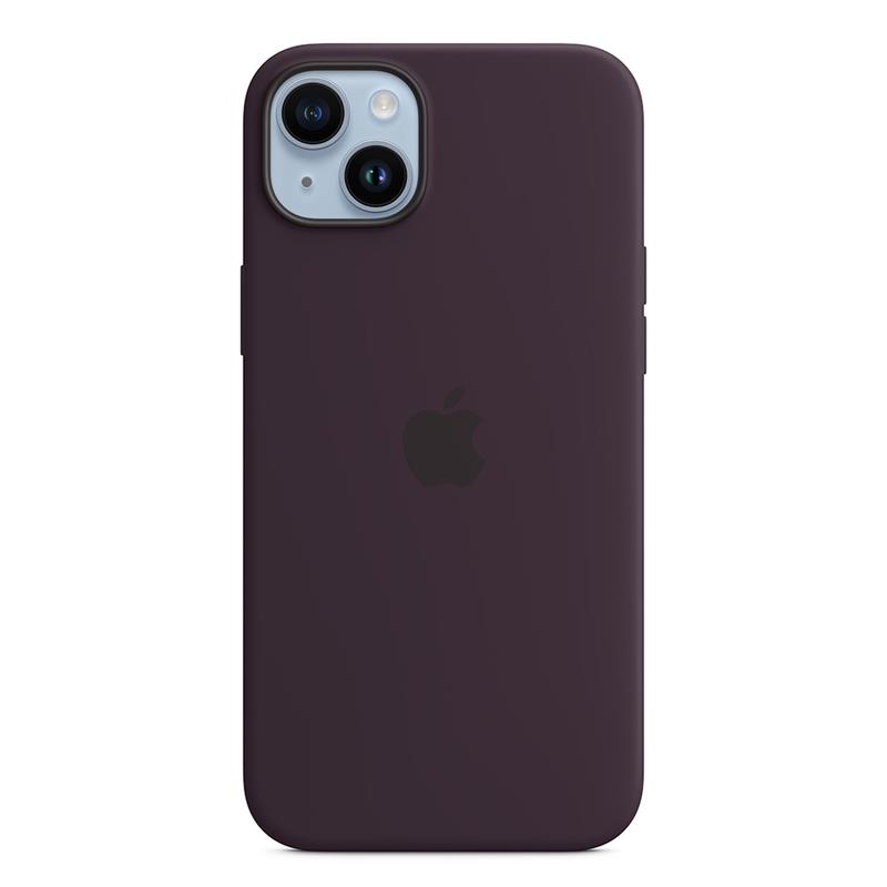 Apple silikónový obal pre iPhone 14 Plus – fialový s MagSafe 1