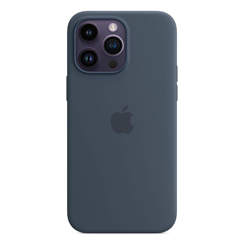 Apple silikónový obal pre iPhone 14 Pro – búrkovo modrý s MagSafe 1