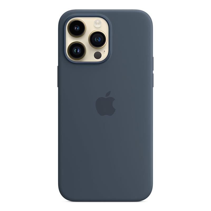 Apple silikónový obal pre iPhone 14 Pro – búrkovo modrý s MagSafe 5
