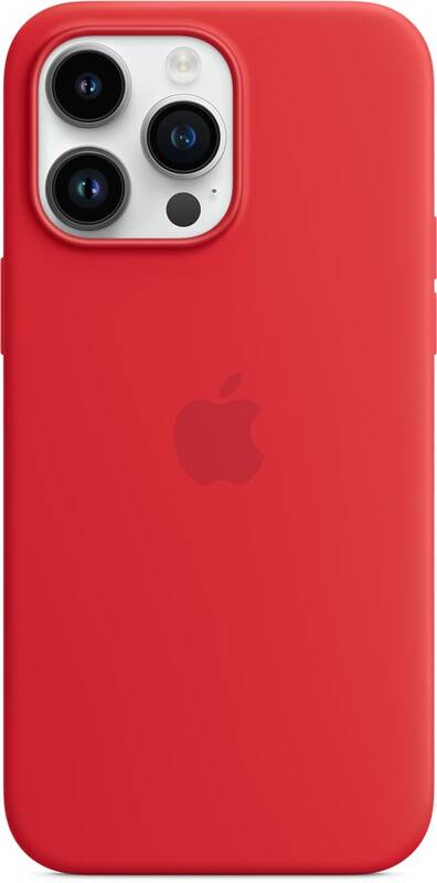Apple silikónový obal pre iPhone 14 Pro Max – červený s MagSafe 4
