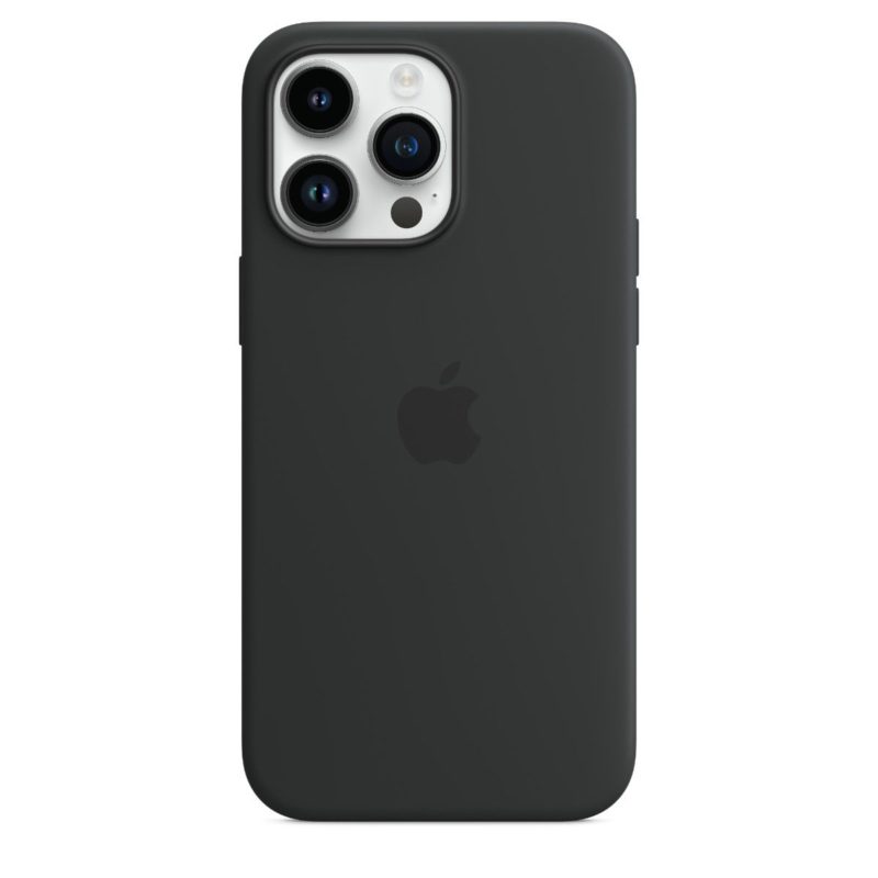 Apple silikónový obal pre iPhone 14 Pro Max – čierny s MagSafe 2