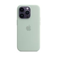 Apple silikónový obal pre iPhone 14 Pro Max – zelený s MagSafe