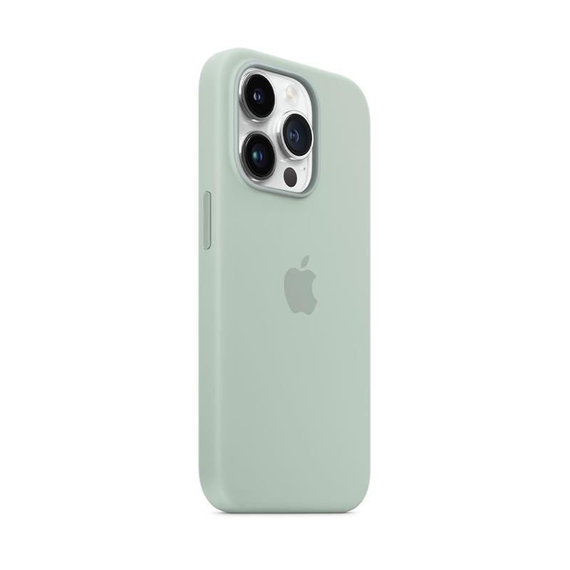 Apple silikónový obal pre iPhone 14 Pro – zelený s MagSafe 2