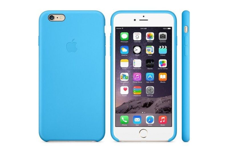 Apple silikónový obal pre iPhone 6 / 6S – modrý 2
