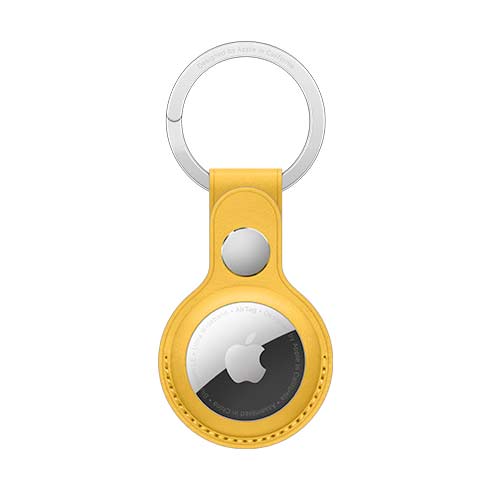 Kľúčenka Apple AirTag kožená - Meyer Lemon 1