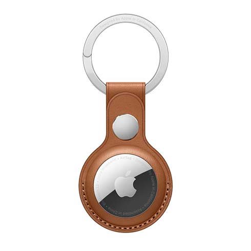 Kľúčenka Apple AirTag kožená - Saddle Brown 1