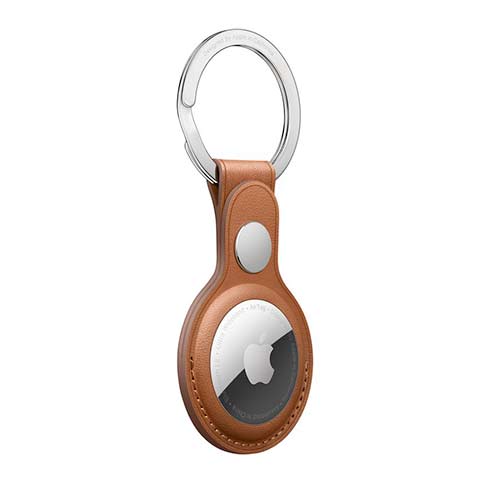 Kľúčenka Apple AirTag kožená - Saddle Brown 2