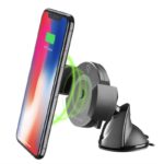 Držiak CellularLine Pilot Active s bezdrôtovou nabíjačkou, čierna