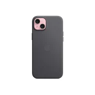Apple kryt z tkaniny FineWoven s MagSafe na iPhone 15 Plus čierny – Obrázok 2