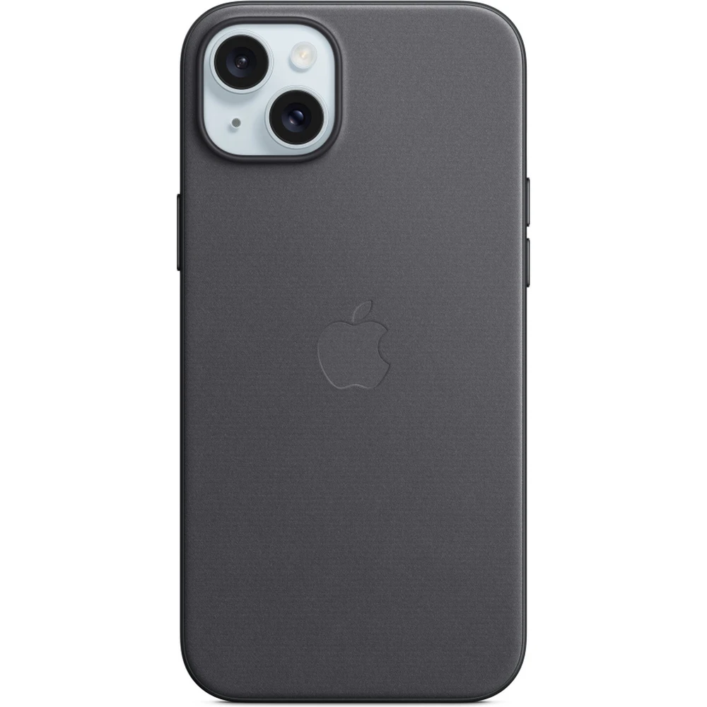 Apple-iPhone-15-Plus-FineWoven-s-MagSafe-cierny-appleprodukty.sk_ Apple kryt z tkaniny FineWoven s MagSafe na iPhone 15 Plus čierny – Obrázok 1