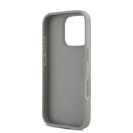 DKNY PU Leather Repeat Pattern Tonal Stripe Kryt pro iPhone 16 Pro Beige – Obrázok 3