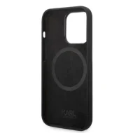 Karl Lagerfeld MagSafe kryt Liquid Silicone Choupette iPhone 14 Plus čierny – Obrázok 2