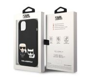 Karl Lagerfeld MagSafe kryt Liquid Silicone Choupette iPhone 14 Plus čierny – Obrázok 3