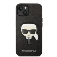 Karl Lagerfeld PU Saffiano Karl Head pre iPhone 14 Plus čierny