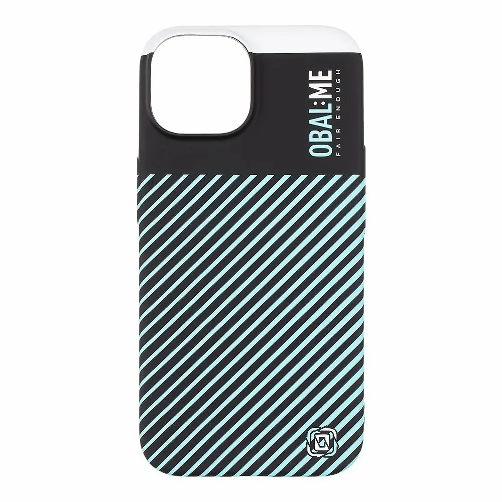OBAL-ME-Flossy-Stripes-kryt-pre-Apple-iPhone-14-BlackSky-Blue-appleprodukty.sk-1 OBAL:ME Flossy Stripes kryt pre Apple iPhone 14 Black/Sky Blue – Obrázok 1