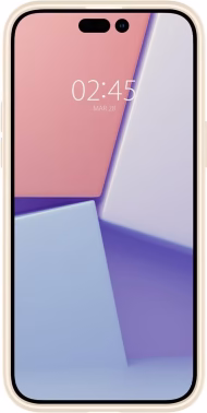 Spigen Crystal Hybrid kryt iPhone 14 Pre Max béžový – Obrázok 5