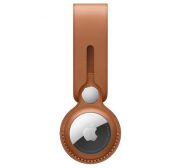 Apple AirTag kožené pútko – sedlovo hnedé