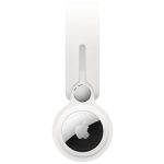 Apple AirTag kožené pútko – biela