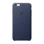Apple iPhone 6 Plus / 6S Plus Leather Case – polnočne modrý