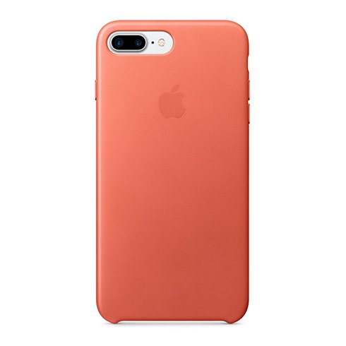 Apple-iPhone-7-Plus-8-Plus-Leather-Case-oranzova_Nahryznute Apple iPhone 7 Plus / 8 Plus Leather Case – oranžový – Obrázok 1