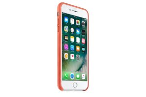 Apple iPhone 7 Plus / 8 Plus Leather Case – oranžový 1