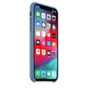Apple iPhone XS Max Leather Case – nevädzovo modrá 1
