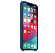 Apple silikónový obal pre iPhone XS Max – podvečerne modrý – Obrázok 2