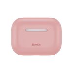BASEUS super tenký silikónový obal Apple Airpods Pro - ružový