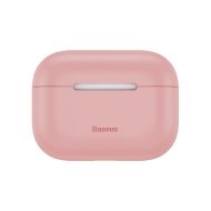 BASEUS super tenký silikónový obal Apple Airpods Pro - ružový