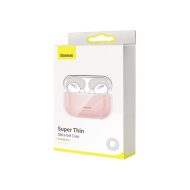 BASEUS super tenký silikónový obal Apple Airpods Pro - ružový – Obrázok 5