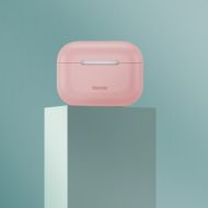 BASEUS super tenký silikónový obal Apple Airpods Pro - ružový – Obrázok 6