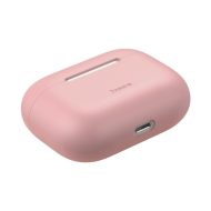 BASEUS super tenký silikónový obal Apple Airpods Pro - ružový – Obrázok 2