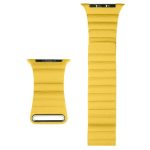 COTEetCI kožený magnetický remienok Loop Band Apple Watch 38/40/41 mm žltý