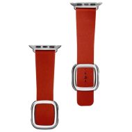 COTEetCI kožený magnetický remienok Nobleman Apple Watch 42/44/45/49 mm červený